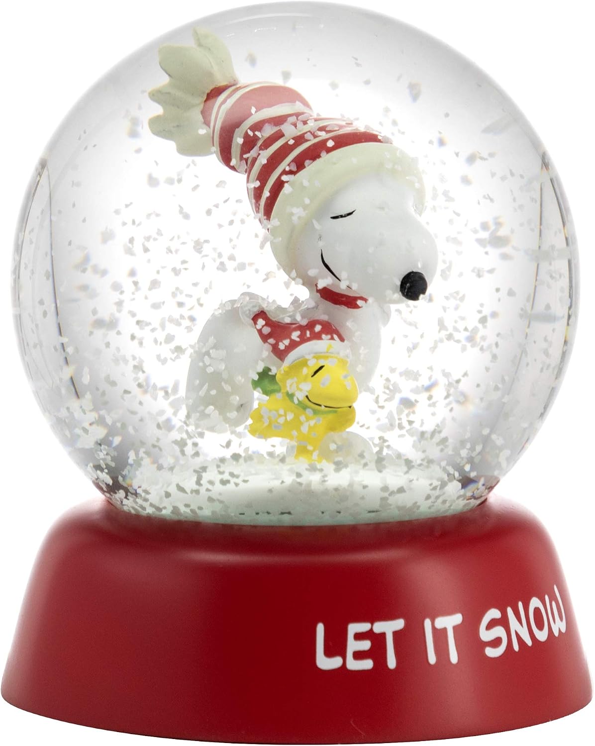 Hallmark Snoopy Christmas Ice Skating Snowglobe