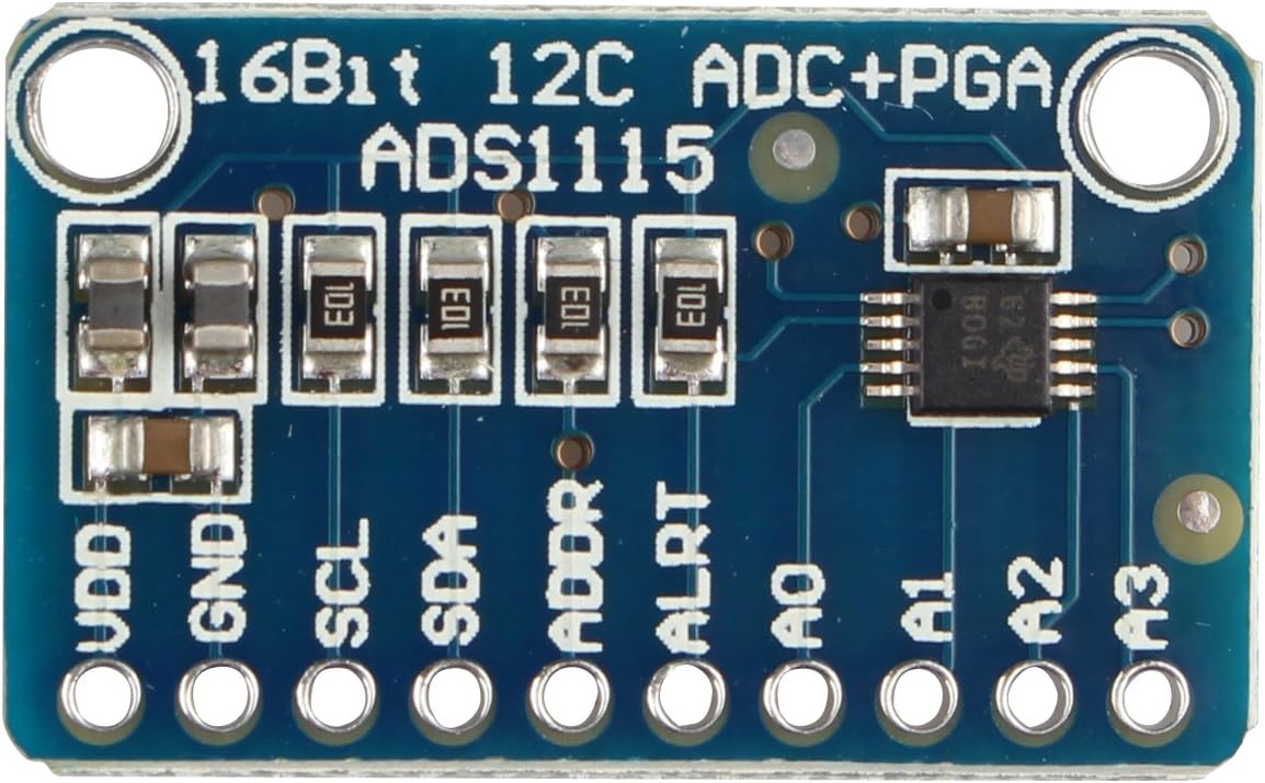 16 Bit I2C ADS1115 Module ADC 4 Channels with Programmable Gain Amplifier Analog Digital Converter Development Board Module