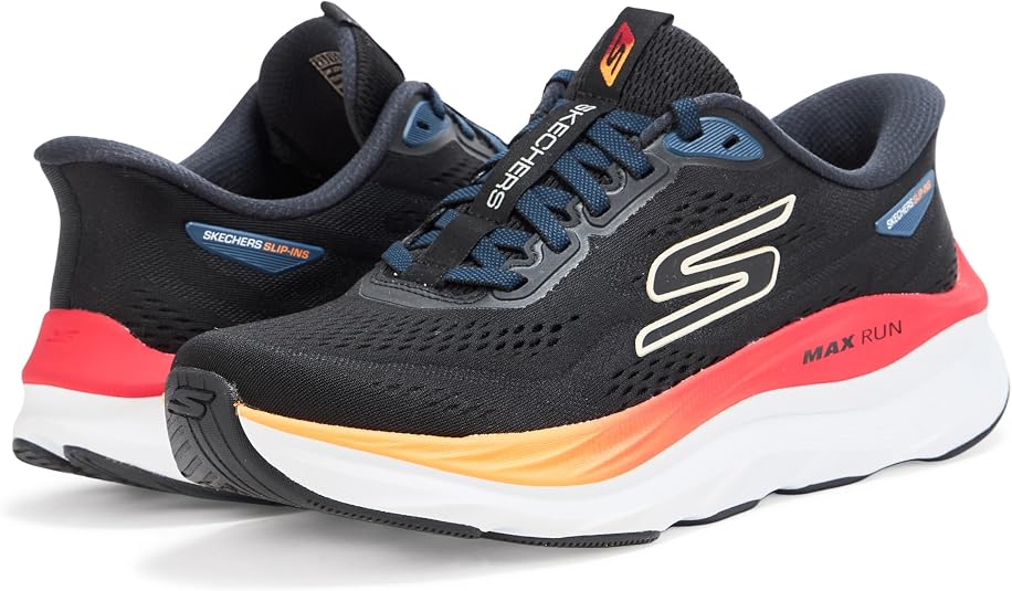 Amazon | Skechers メンズ マックスラン ハンズフリー スリッポン