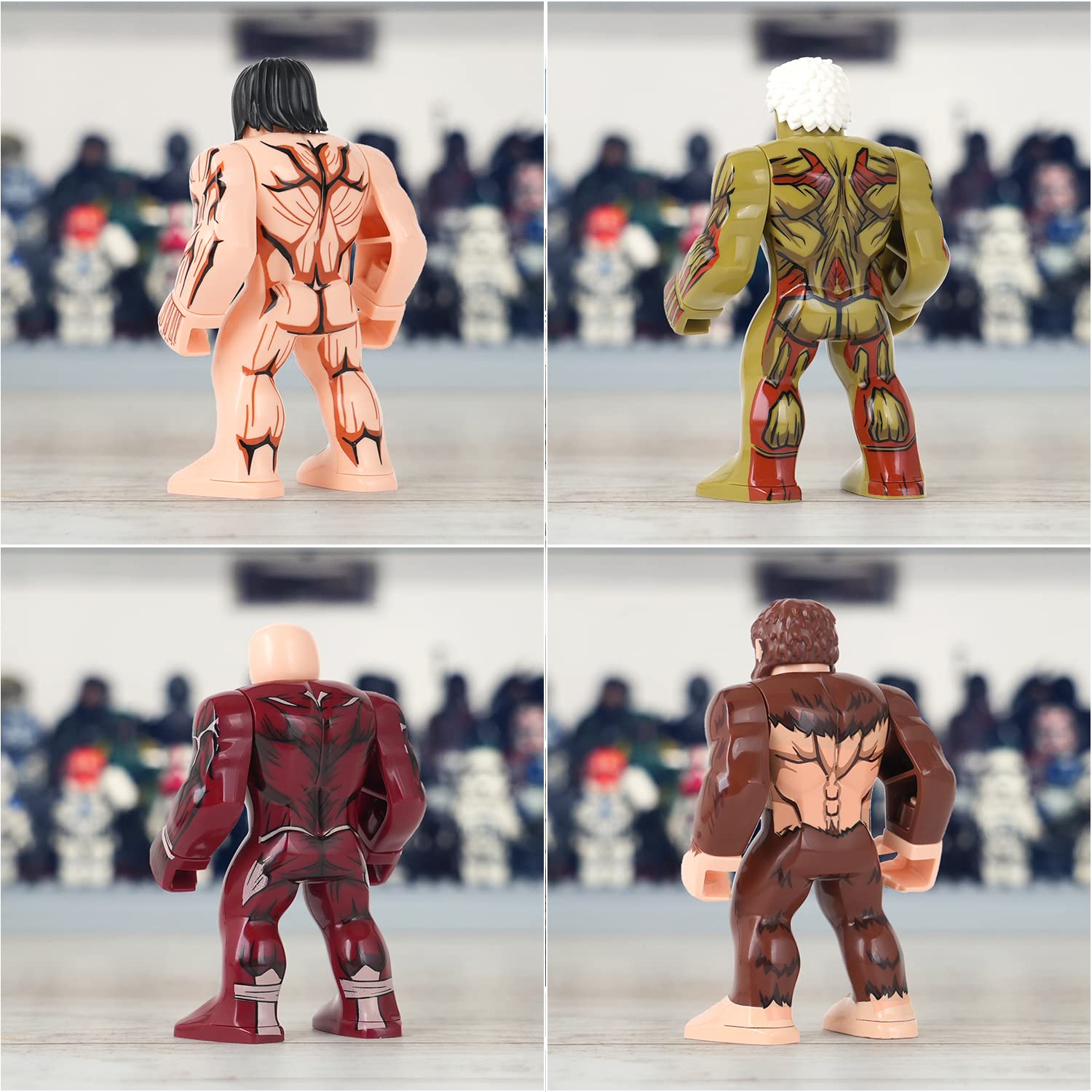 Amazon.co.jp: MOOXI-MOC Anime Attack Mini-Figs Titan Customized