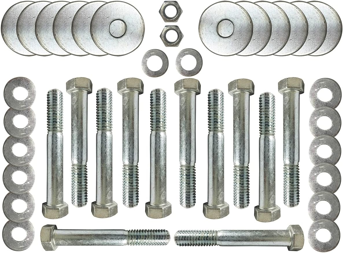 Body Mount OE Style Rubber Bushing and Hardware Kit Compatible with Impala Convertible 1960-1964
