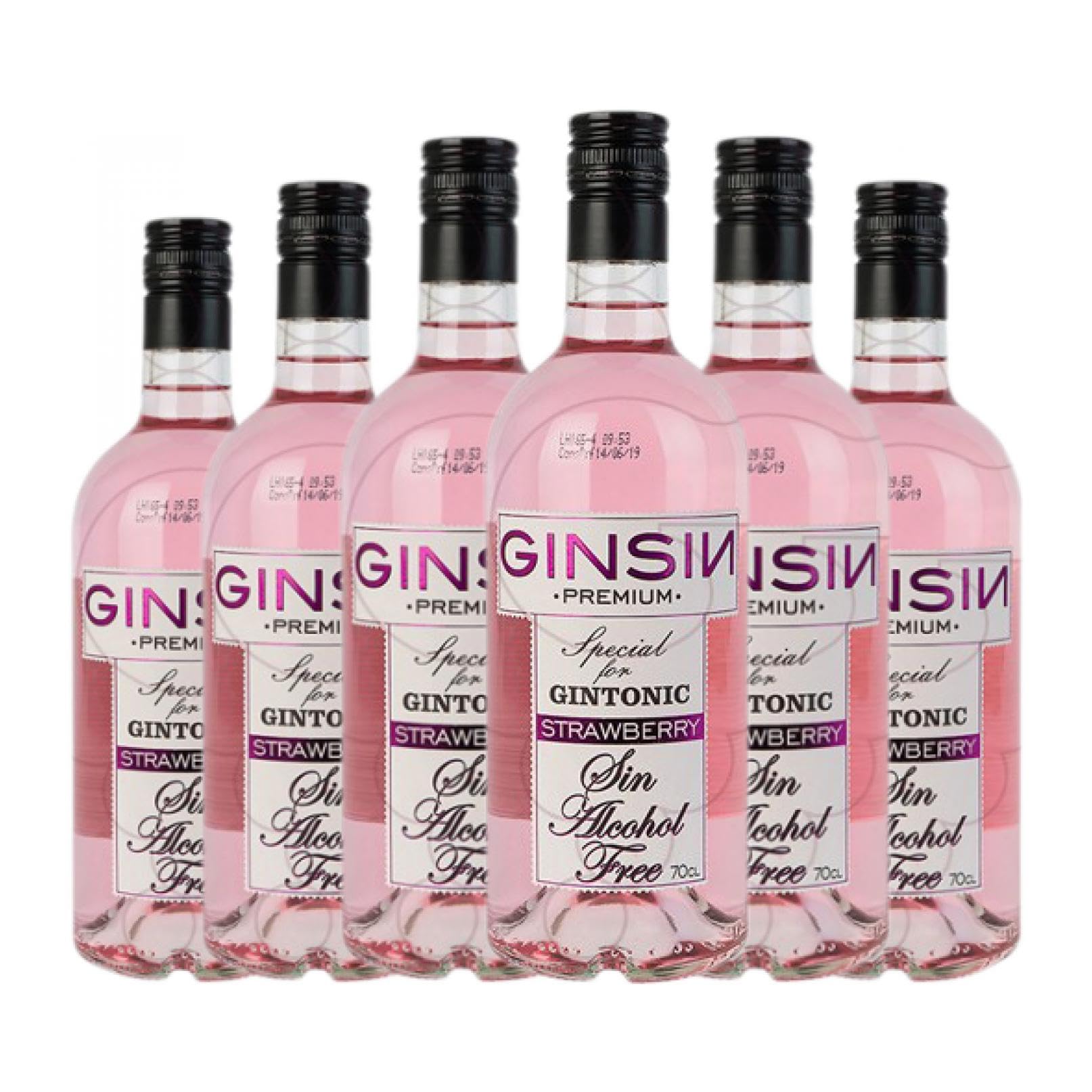 Schnapp Espadafor Strawberry sin alcohol 70 cl (Caja de 6 Botellas de 70 cl)