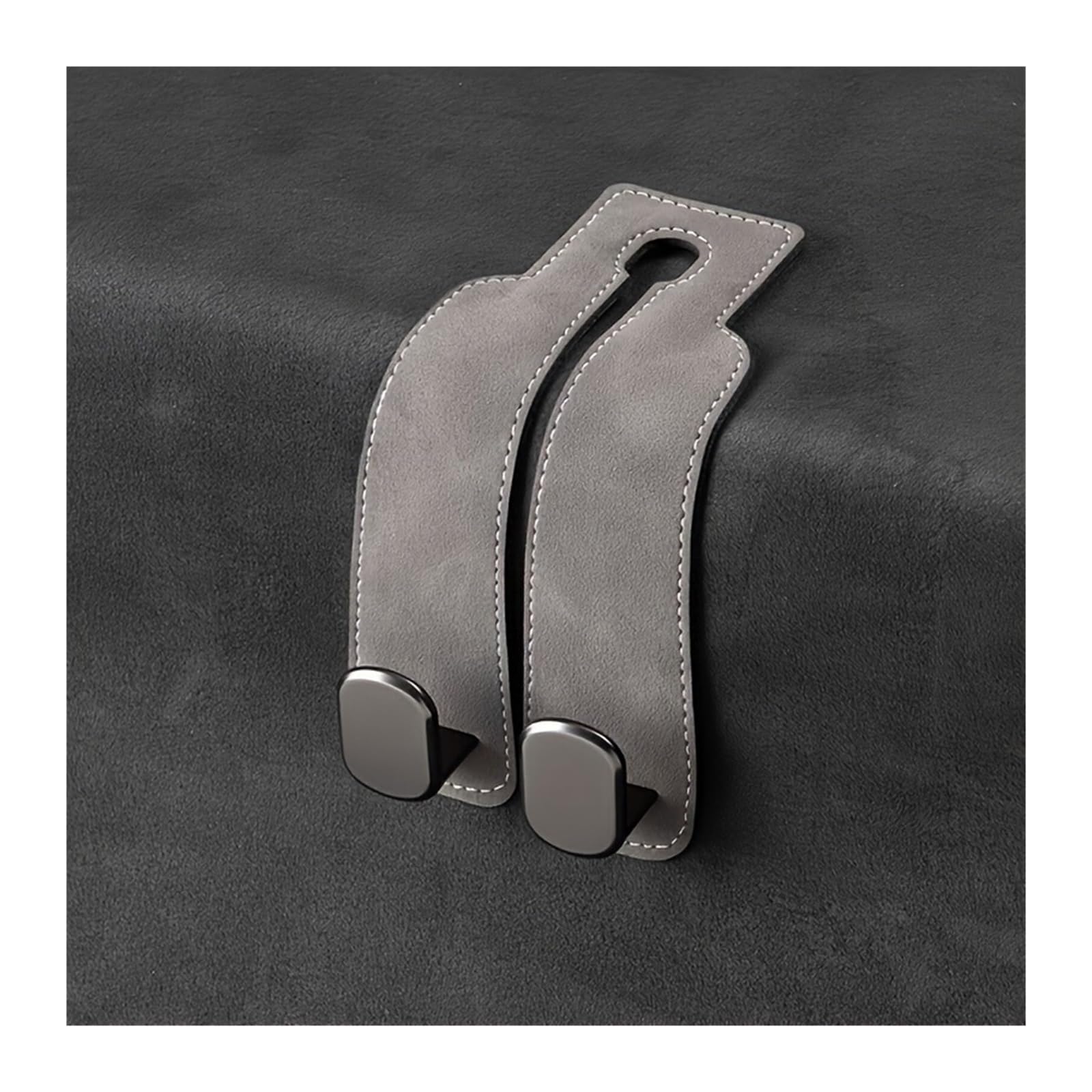 Mosklo Car Interior Trim Accessories Car Purse Hook for Headrest -Duty Hooks, Easy Install Seat Back Storage(Grey)