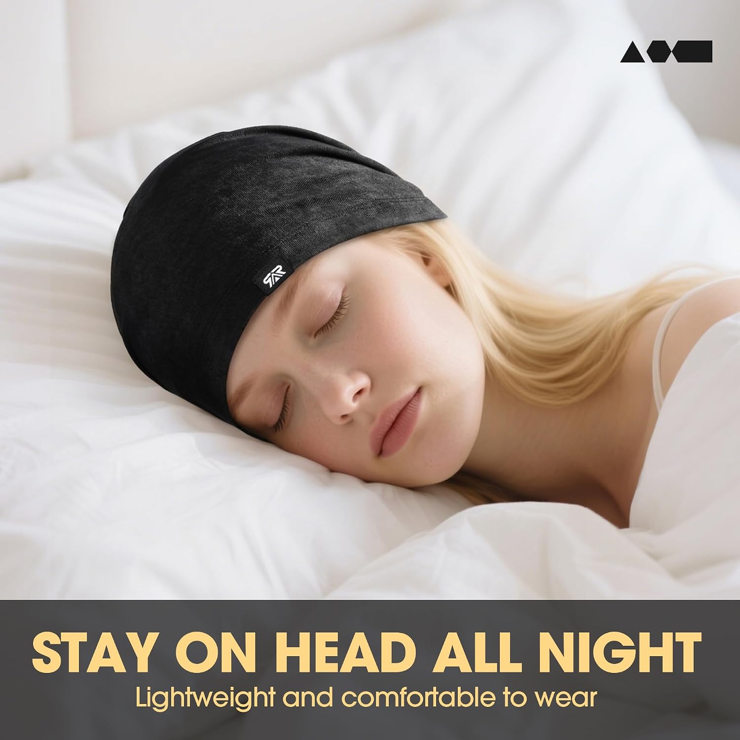 2Pcs Slouchy Beanie for Men Women Lightweight Breathable Hair Liner | Unique Batik Print, Ultra-Soft & Itch-Free, High Stretch; Sweat-Wicking, Breathable; Sleep Cap, Lounging, Running