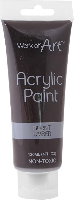 Work of Art 120 ml Acrylic Paint - Brown, 6729