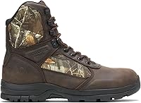 Wolverine Men's Manistee Waterproof Insulated Work Boots - 600G Warmth, Rubber Lug Sole for Construction & Hunting