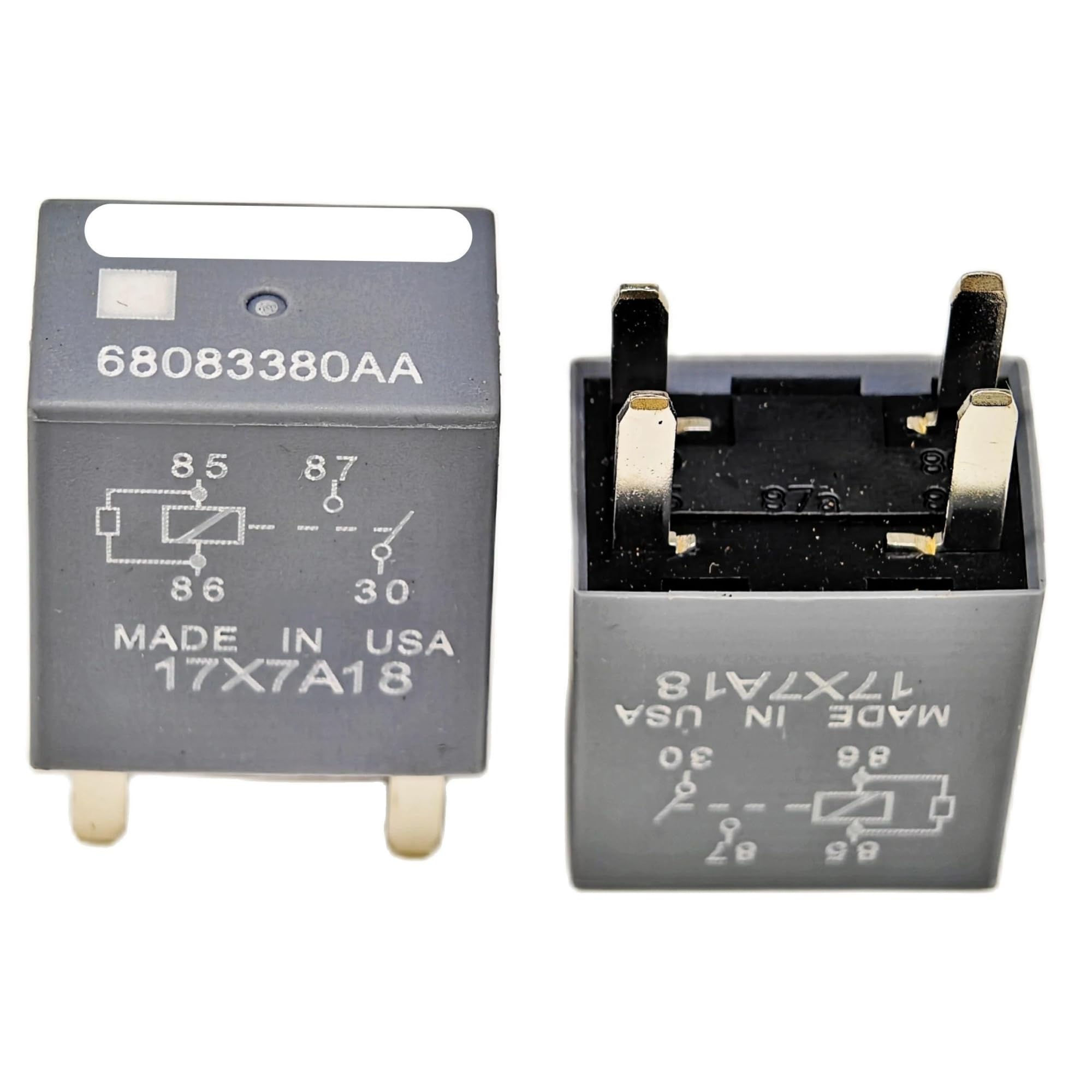 Relais de voiture 68083380AA 4 broches pour circuit électrique automobile