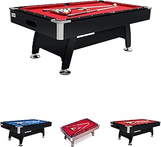 RACK Draco 7-Foot Tournament Billiard/Pool Table – Professional, Full Size, Budget, Mini Pool Table, Mesa de Billar