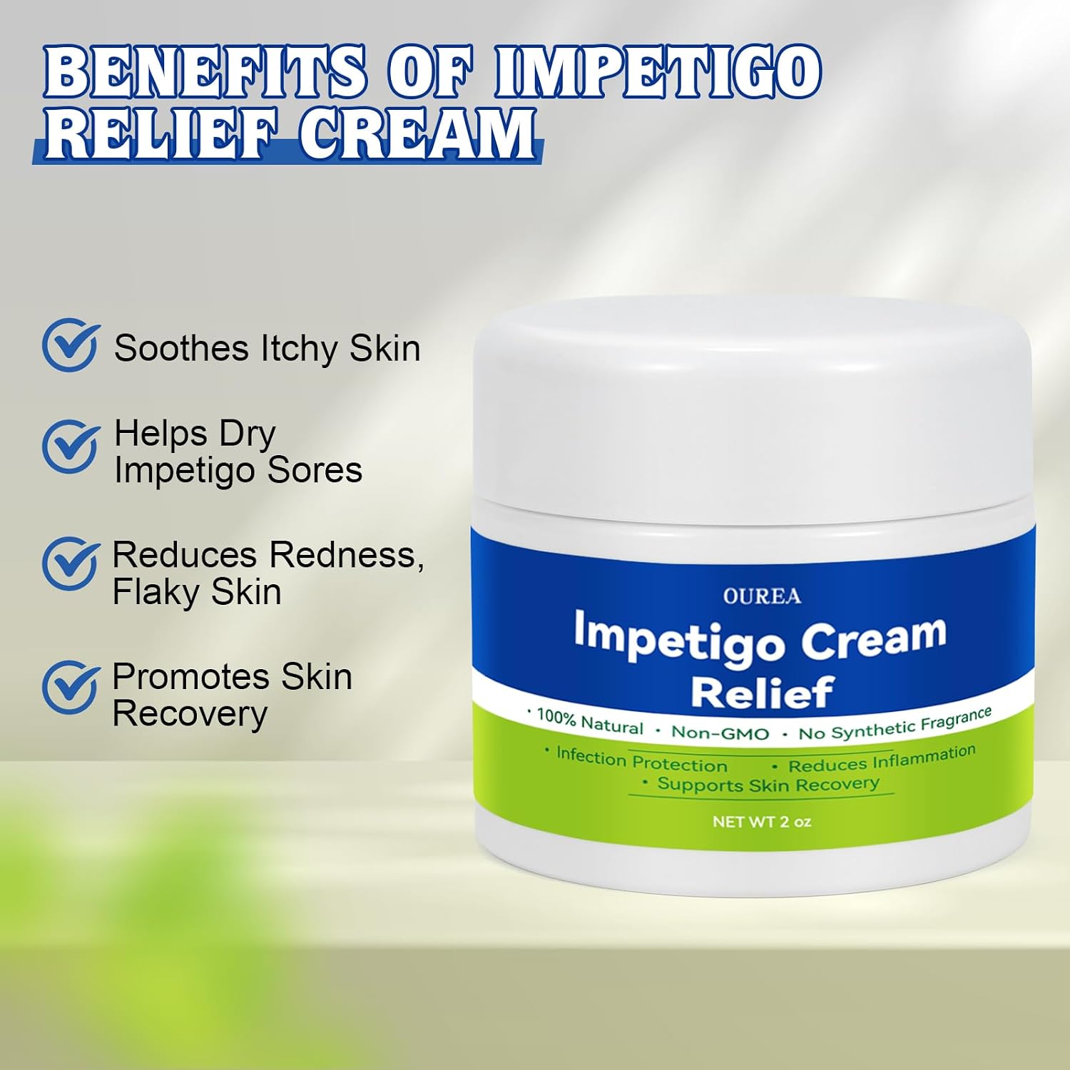 Impetigo Care Salve for Kids & Adults – Plant-Based Formula with Tea Tree – Gentle, Non-Greasy Skin Support for Redness, Itching, Dryness & Irritation, Fast-Absorbing, Suitable for All Skin Types