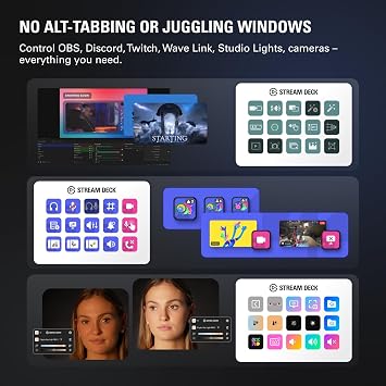 Elgato Stream Deck MK.2 White Studio Controller, 15 Keys