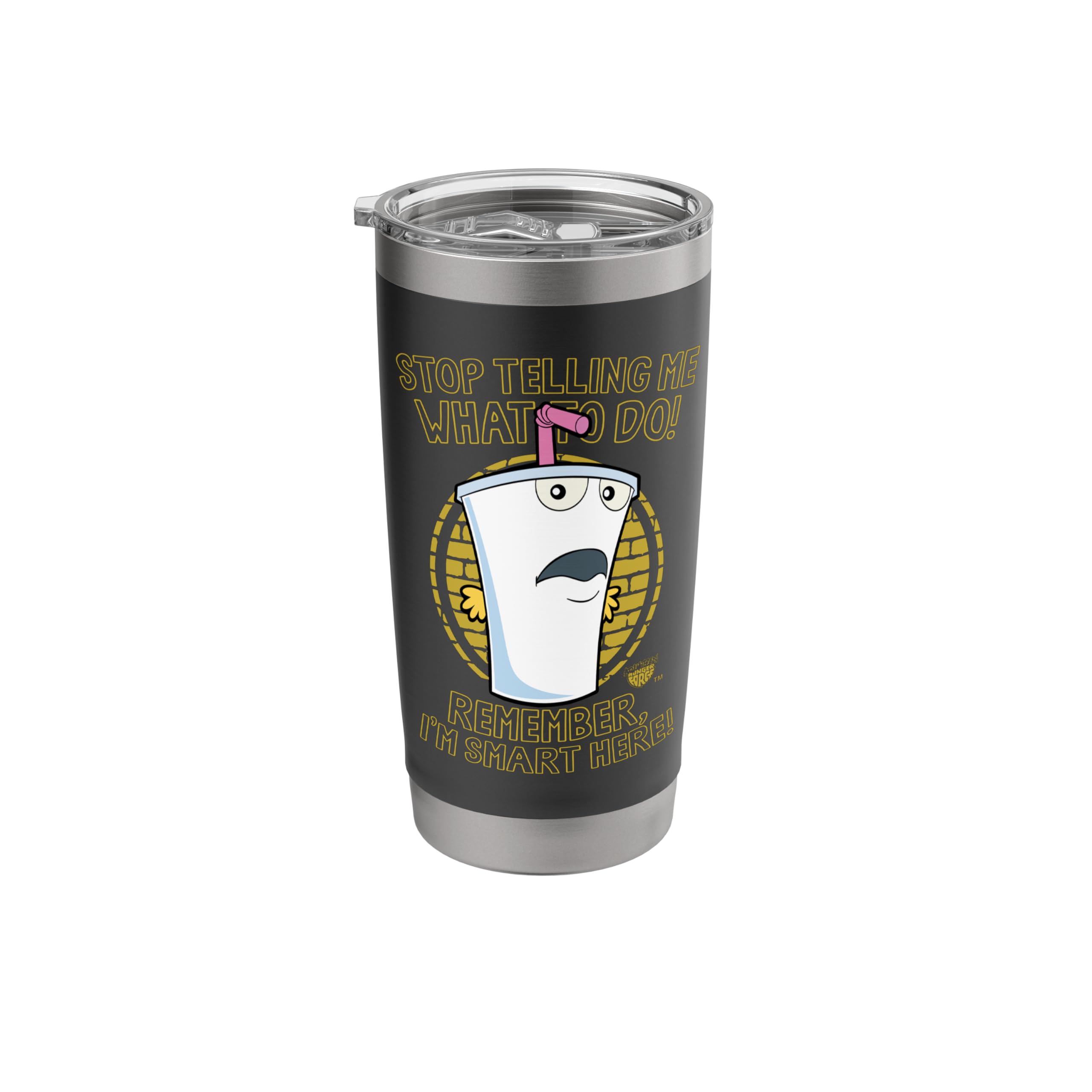 Aqua Teen Hunger Force Stop Stainless Steel Insulated Tumbler