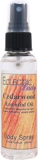 Eclectic Lady Cedarwood Body Spray, 2 ounces, Body Mist for Women with Clean, Light & Gentle Fragrance, Cologne with Soft, Subtle Aroma For Daily Use