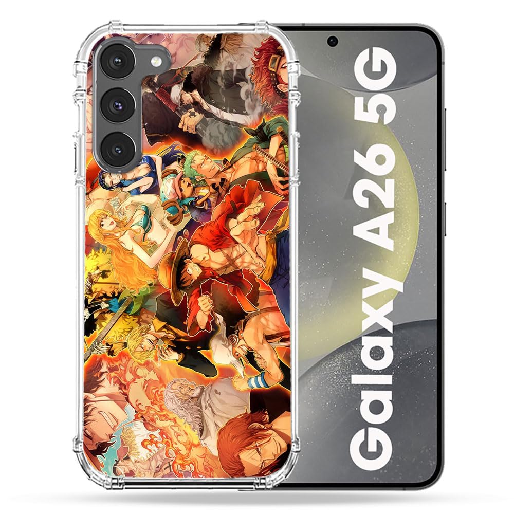 Cokitec Samsung Galaxy A26 5G Manga One Piece Nakama Reinforced Case