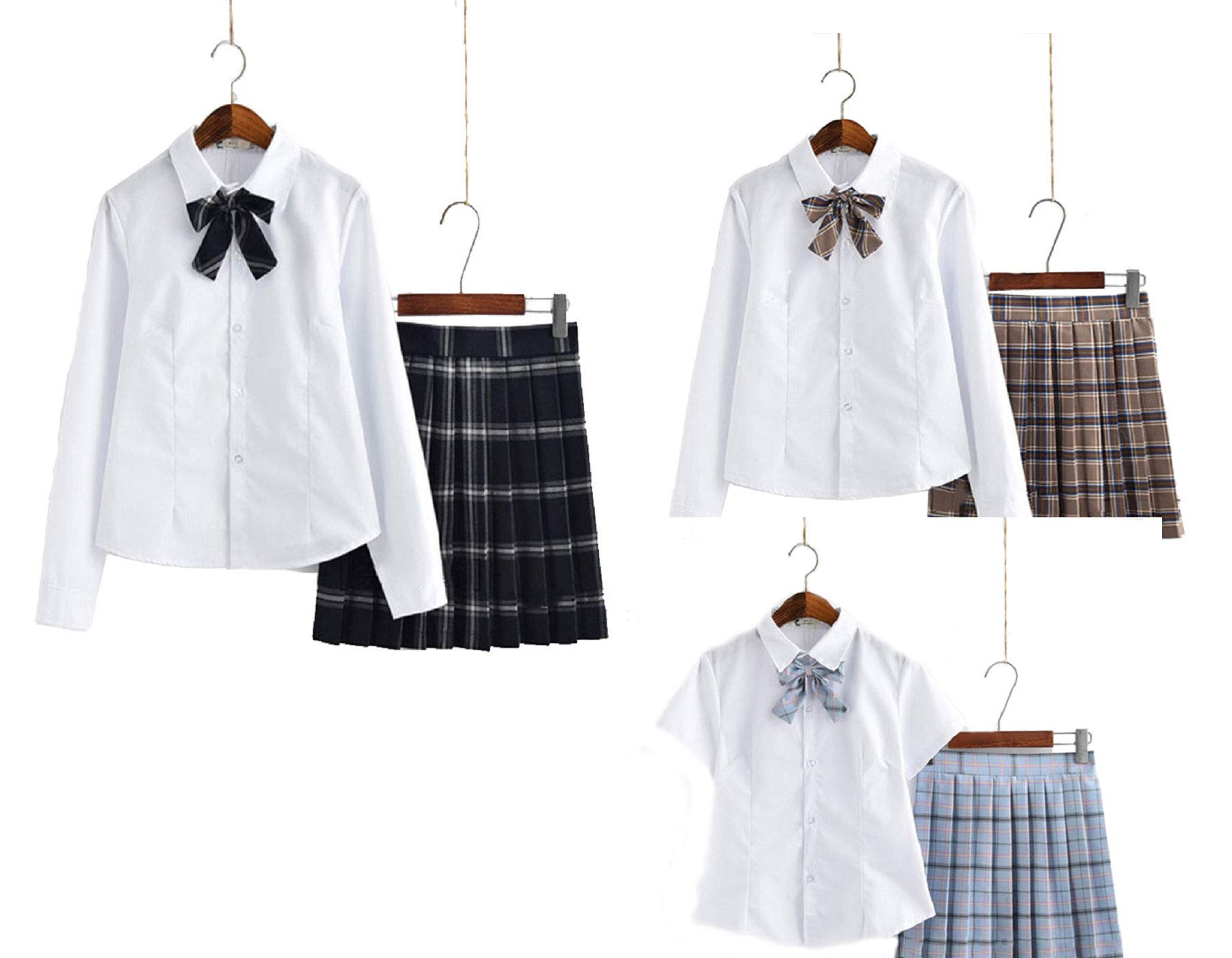 Amazon.co.jp: [SUNLIKE] JK 女子高生 コスプレ 制服セット ワイシャツ 