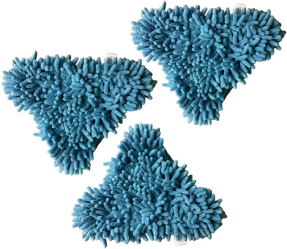 Mingshengyao Micro-fiber Blue Coral Pads For X5 H20 Steam Mop Pack Of 3pcs
