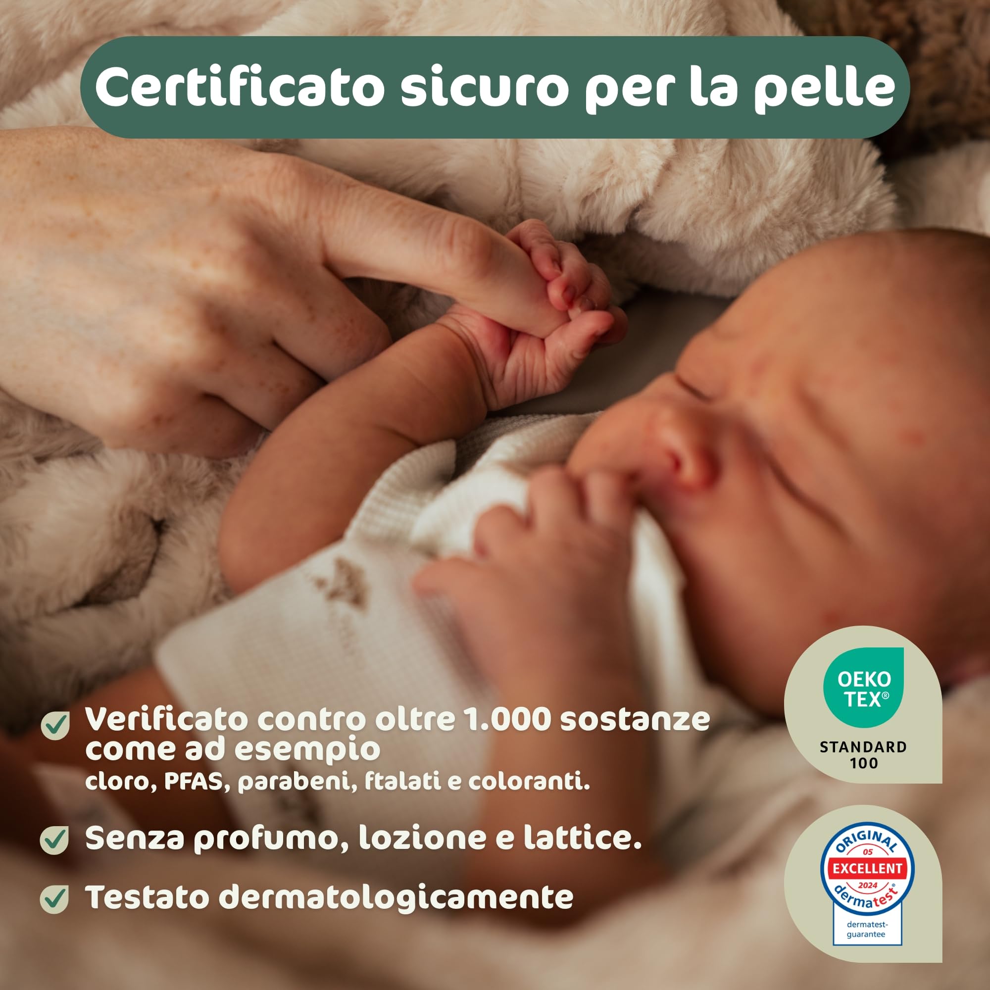 Naty BioEmbrace Pannolini per Bambini Taglia 4 (7–18 kg) | 100% a base vegetale sulla Pelle | Morbidezza vegetale, Dermatologicamente Testati, Super Assorbenti | 88 Pezzi