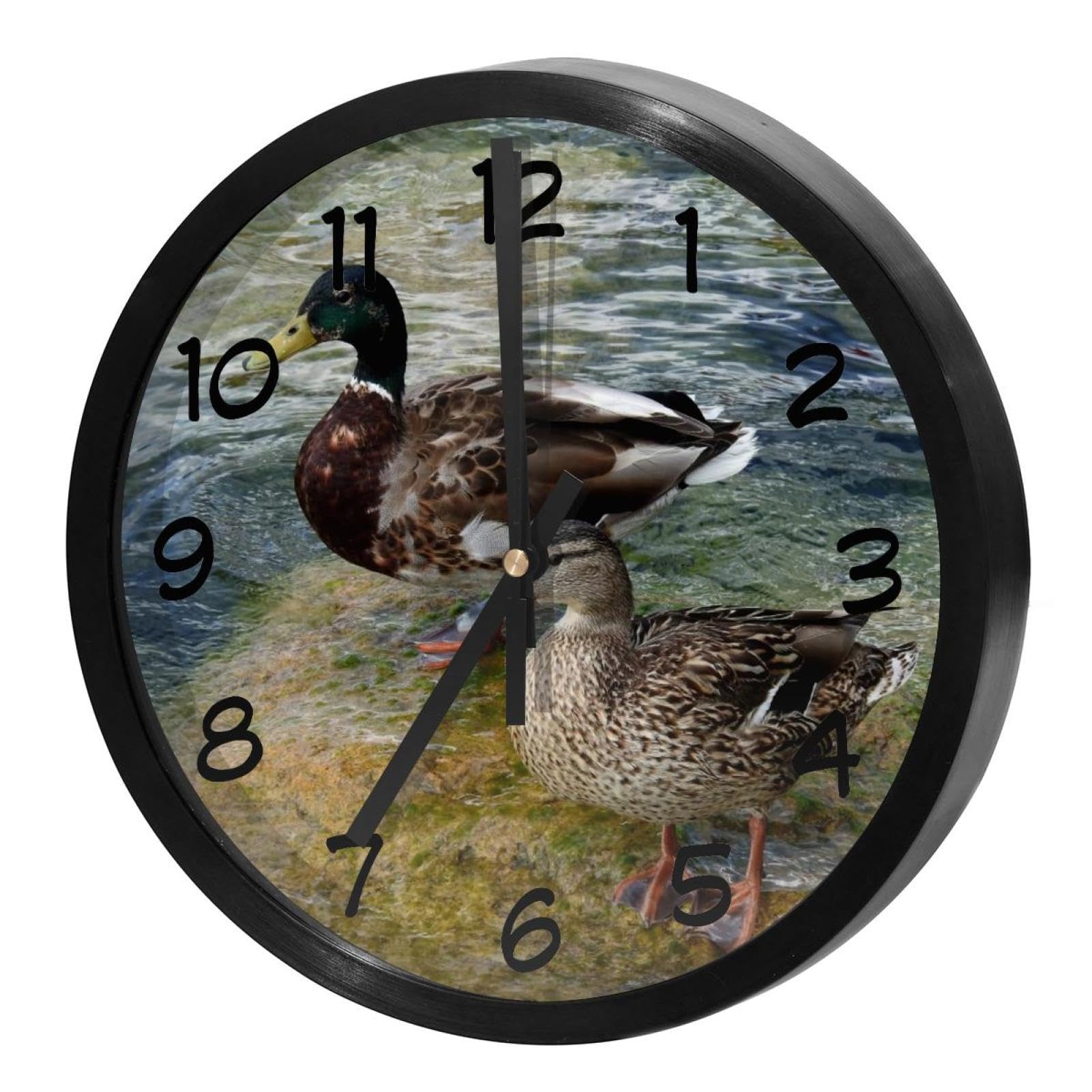 Horloge murale silencieuse à quartz sans tic-tac pour bureau