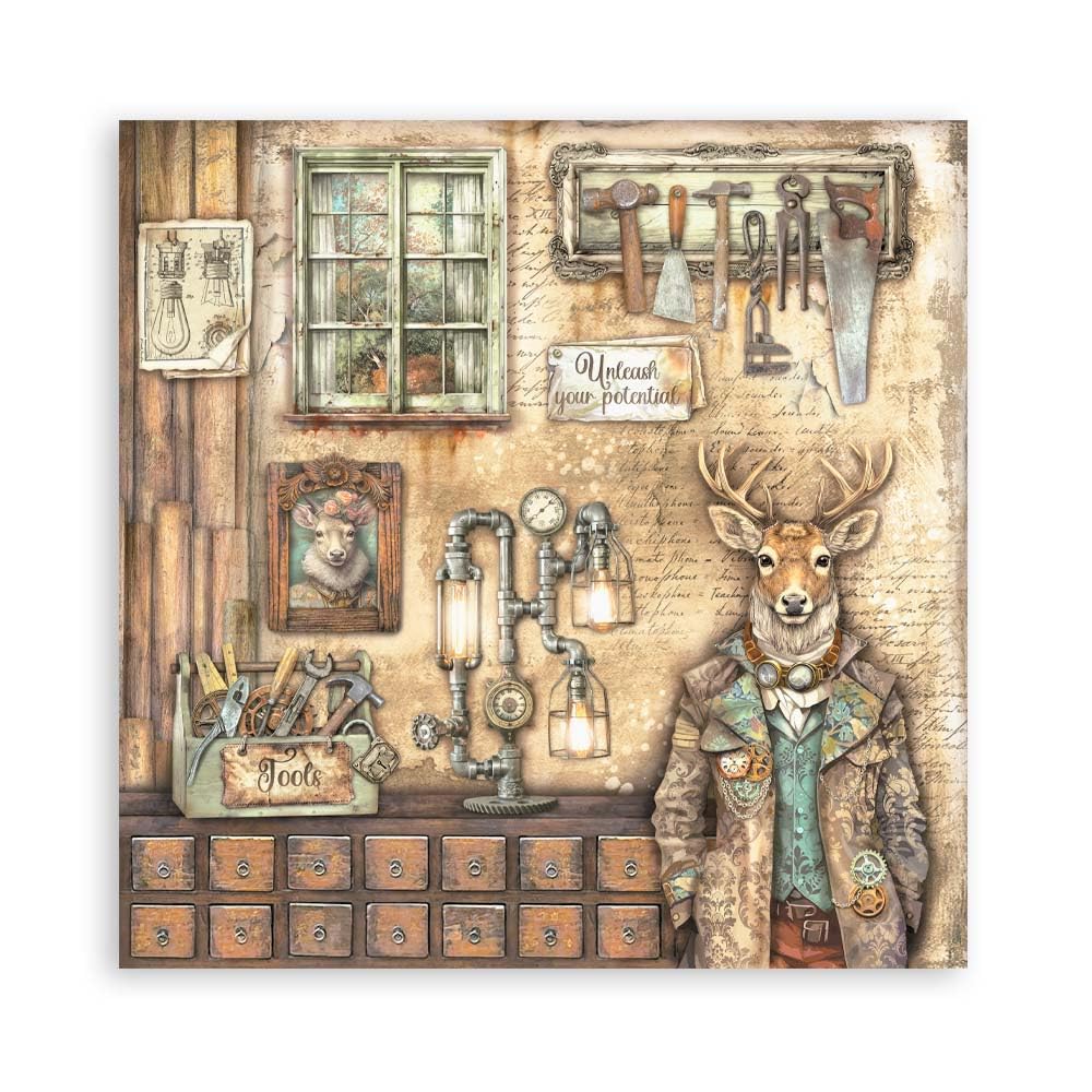 Stamperia, Scrapbook Paper Pad for Scrapbooking Albums, Card Making, Bullet Journalling and More, Acid Free, Single Face - Image 3
