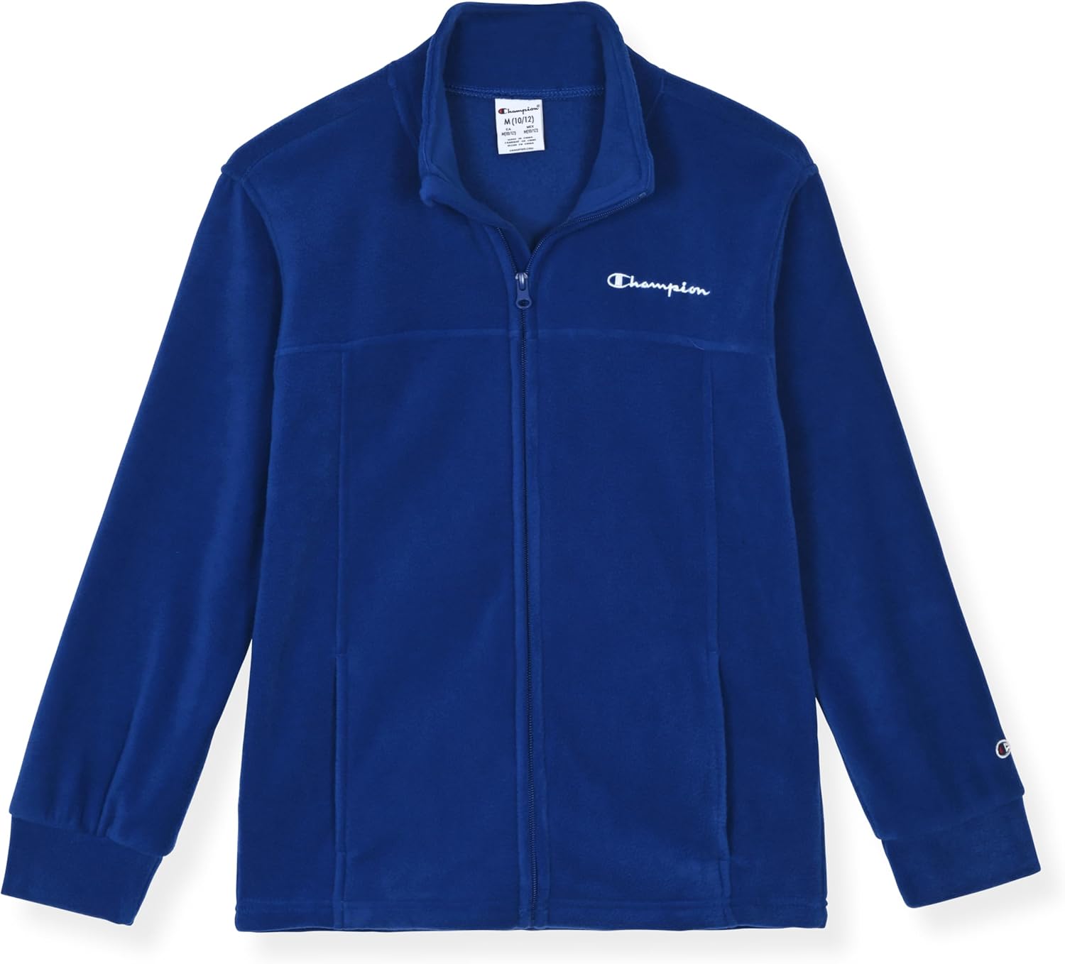 Champion Boys Fleece Jacket Full Zip Polar Fleece Track Jacket With Pockets for Kids Warm Layering Outerwear