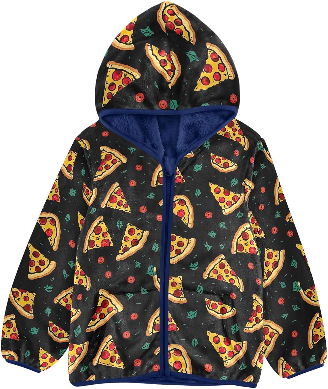 Boys Fleece Coat,Children's Zip-Up Hoodie Jacket,Baby Warm Fashion Outerwear 3-10T