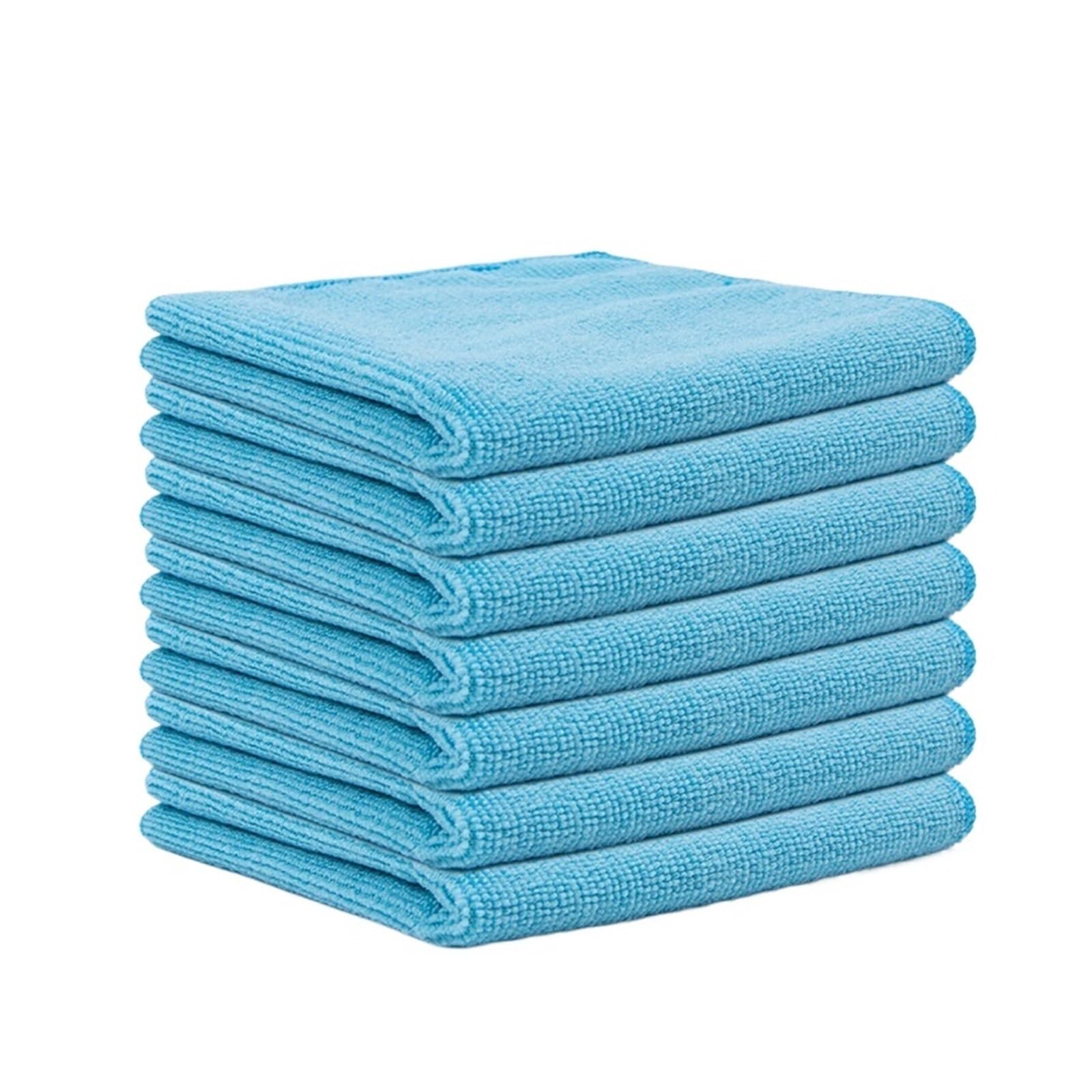 Microfiber Cleaning Cloths 12 Pack - Assorted Colors 11 5 x 11 5 for Effective Cleaning Sky blue