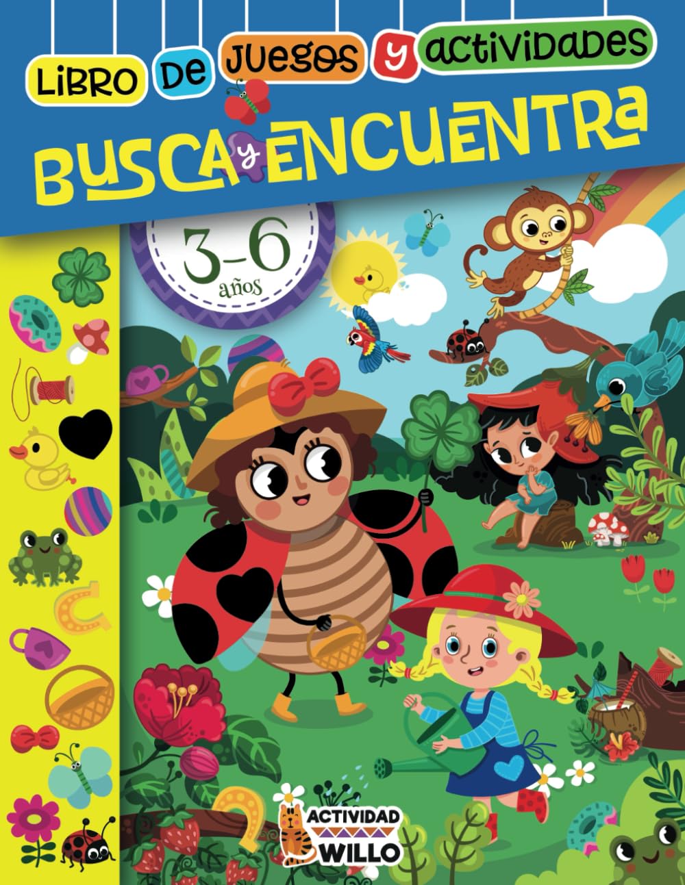 Libro de Juegos y actividades : Busca y Encuentra 3-6 años: Actividades Preescolar y juegos de mesa educativos divertidos interactivos niños para ... (¡Mis Grandes Retos de Busca y Encuentra!)