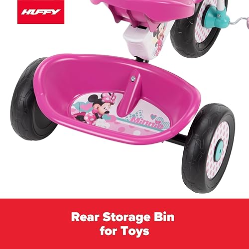 Miniatura 3 de Huffy Minnie Mouse Triciclo para niños pequeños rosa Rosa/Rebel Fun.