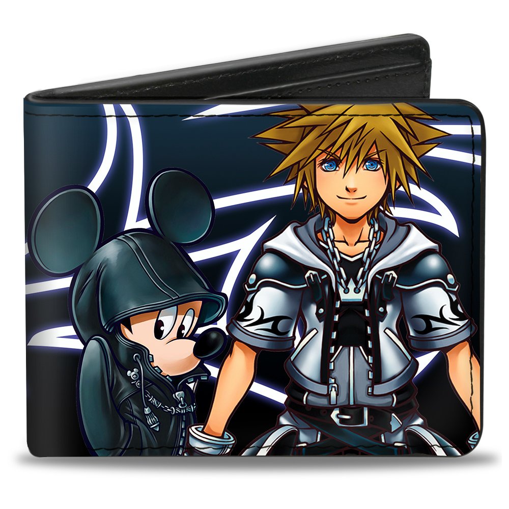 Buckle-Down Men's Kingdom Hearts II Organization 13 Mickey/Final Form Sora, Multicolor, Standard Size