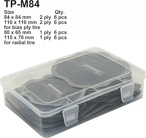 Miniatura 4 de TP-M84 - Parche de reparación radial estilo americano y unidad de parche de reparación de capas sesgadas resistente, parches de reparación de