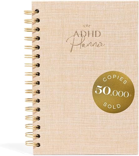 The ADHD Planner - Planificador Diario Semanal Sin Fecha Organizador Diario para Personas Desorganizadas - Rastreador de Hábitos Registro
