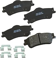 Vista 165 de Pastillas de freno traseras cerámicas Bendix Premium SBC1337 para Cadillac CTS 2014-2008, SRX 2016-2010, Chevrolet Camaro 2015-2010, Saab 9-4X 2011