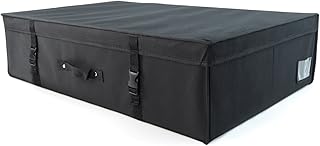 HANGERWORLD Large Black Wedding Dress Storage Box, Acid Free Tissue Included - Under Bed Sized