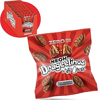 NEOH Drageelinos Schokoladenkekse von RAF Camora | KEIN Zuckerzusatz & frei von Palmöl | 1g Zucker & 100 kcal pro Portion | Keto-freundlich, Low-Carb, ballaststoffreich | 15 Pack