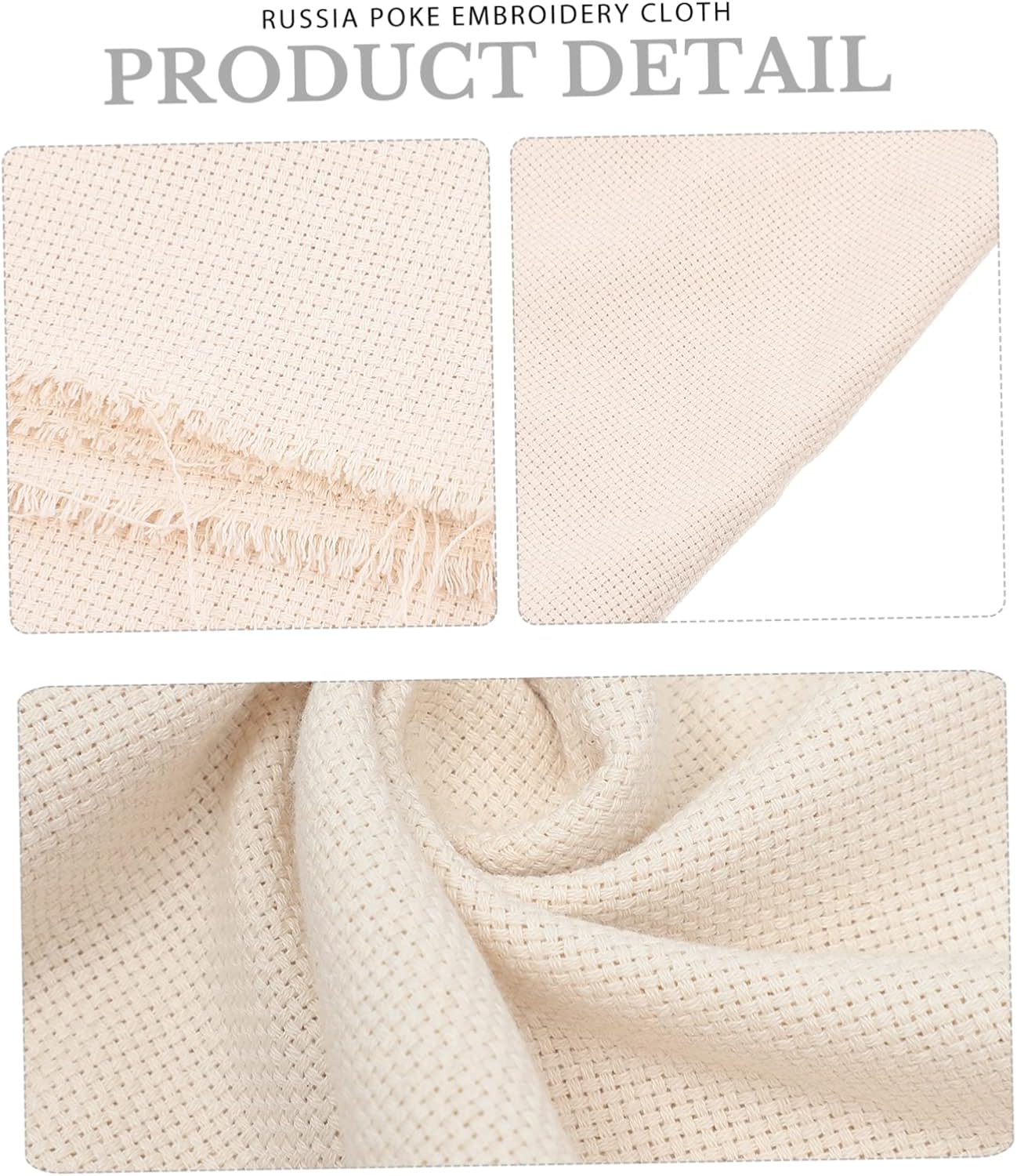 OSALADI 1Pc Portable Russia Embroidery Material DIY Cloth for Creative Stitching Projects Durable and Lightweight for Art Crafts for DIY Enthusiasts and Present Giving