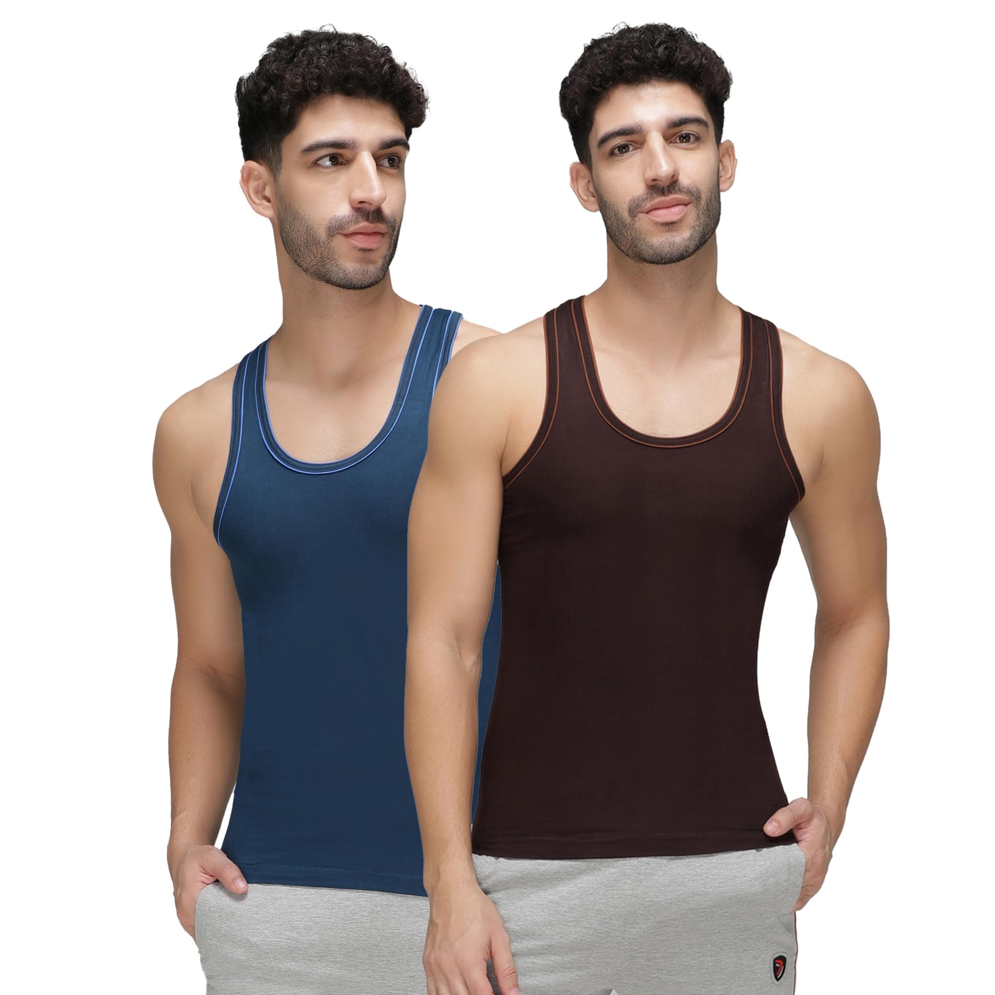 Mens Vest Multicolour Combo Pack of 3-image-22
