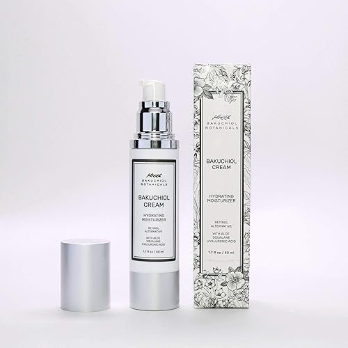Miniatura 2 de Bakuchiol - Crema hidratante de 1.7 onzas, alternativa al retinol, ingredientes derivados de plantas naturales, bakuchiol y escualano, aloe, ácido