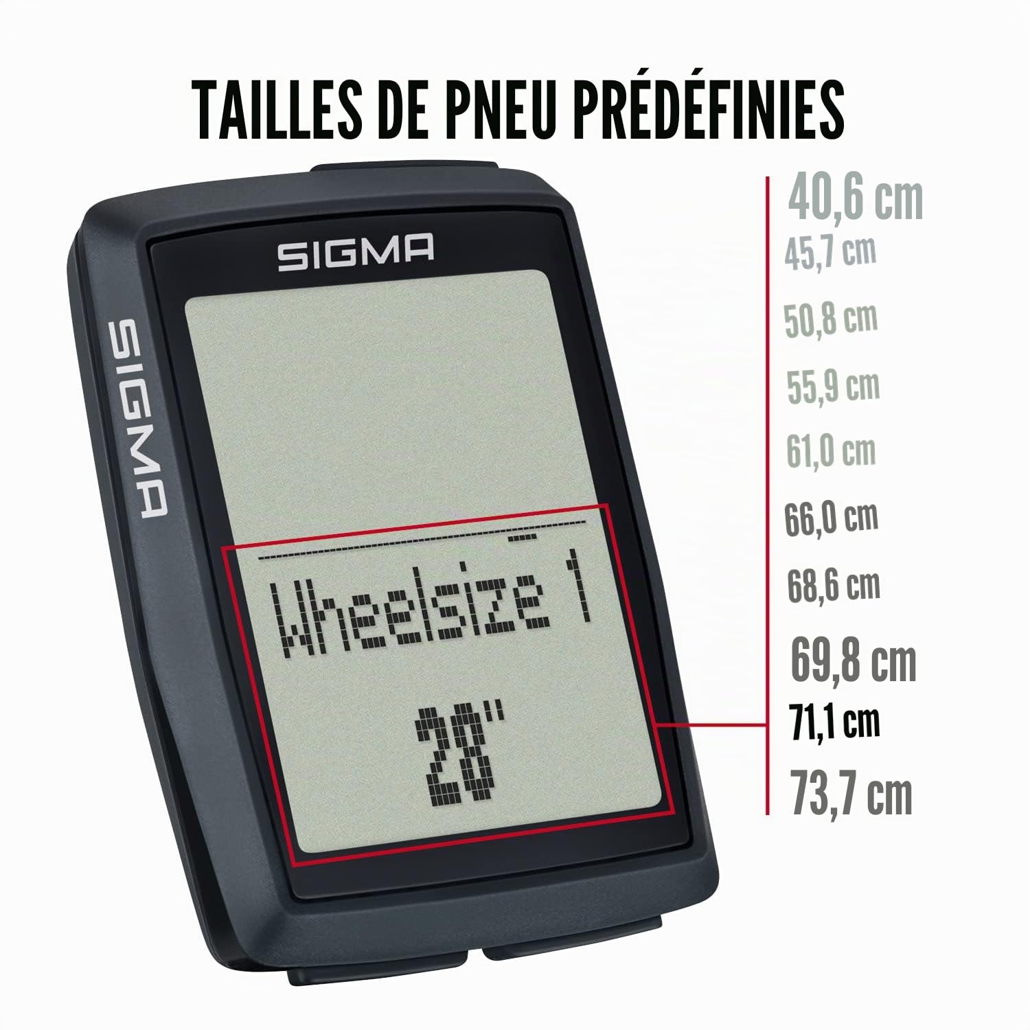 Sigma Sport BC 14.0 | Bicycle Computer with Numerous Functions | Bike Computer for Mountain Tours | Easy to Use with Large Buttons and Clear Display