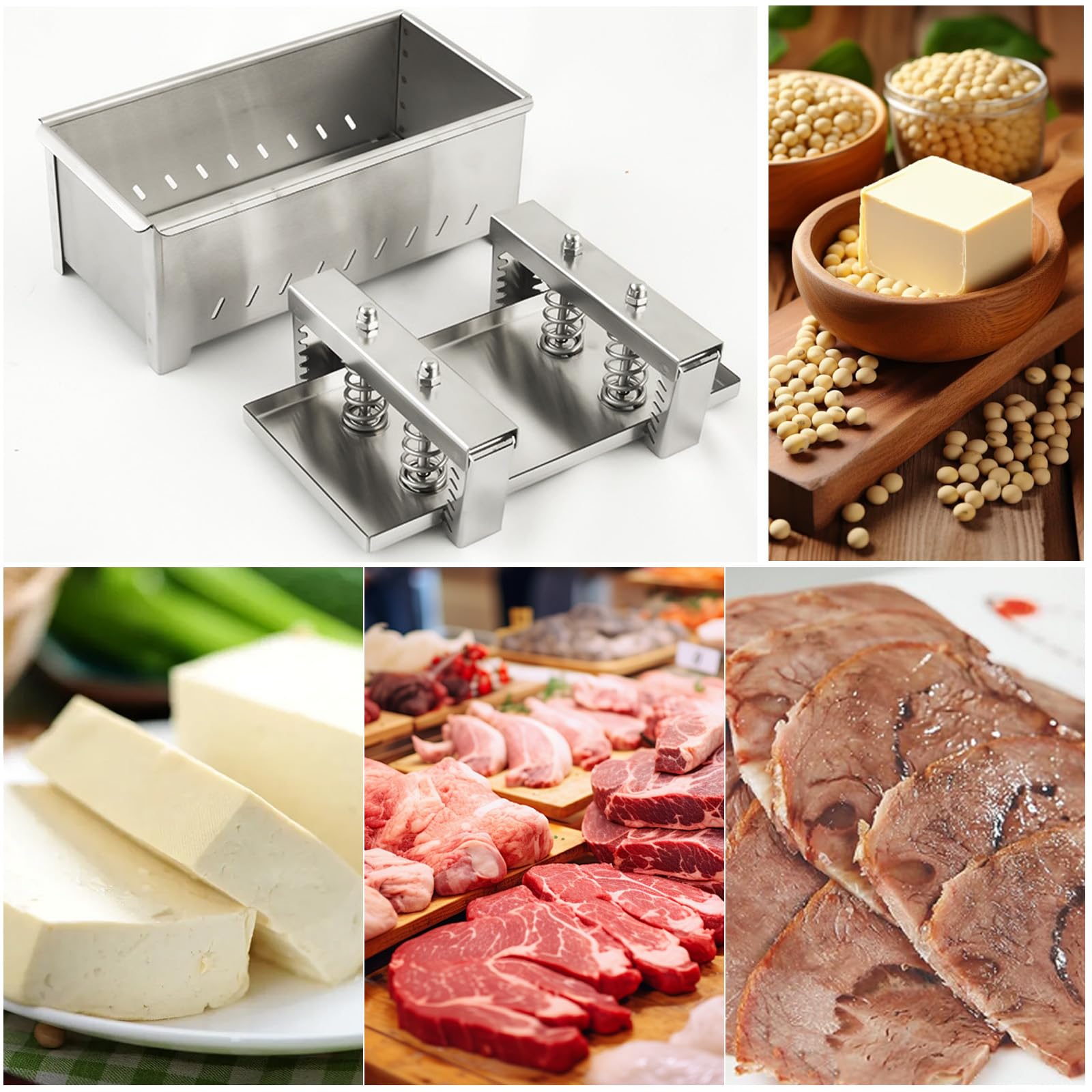 Pressa per carne in acciaio inox