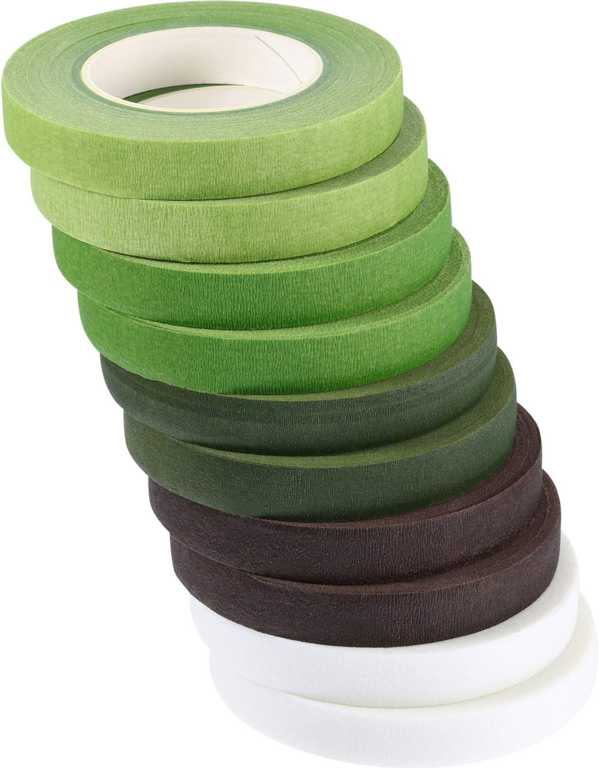 10 Rolls Floral Tapes Christmas Floral Adhesives with 5