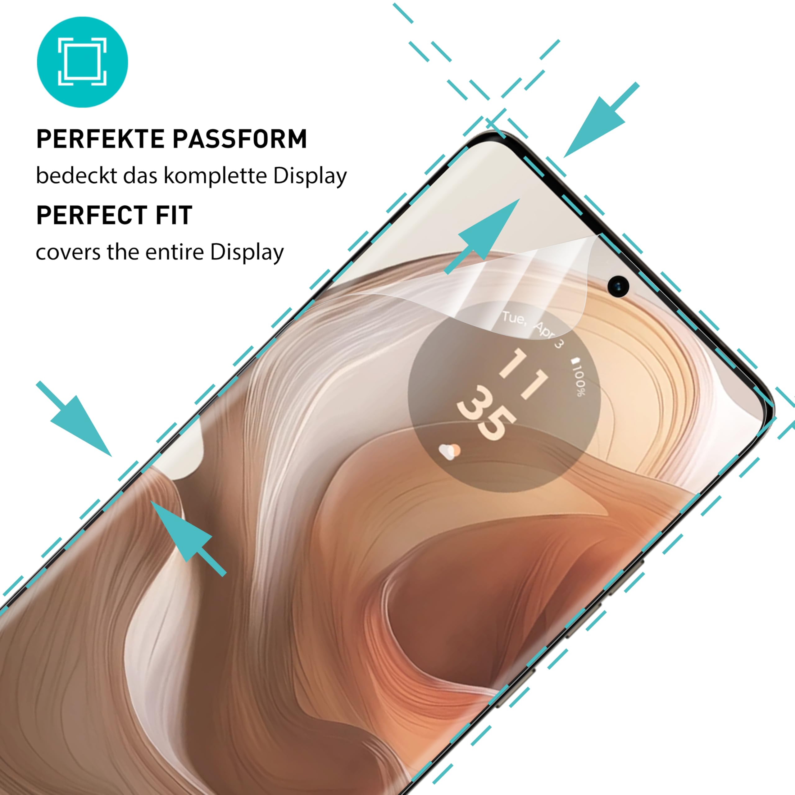 Protector De Pantalla Ica Cristal De Vidrio Teplado Full Cover