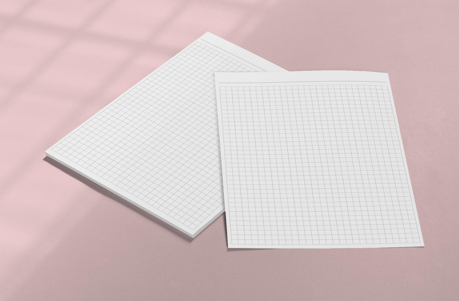 18x Notizblocks kariert in Grau - Notizen - 50 Blatt, DIN A5, 50 Blatt, Qualitäts-Offset-Papier 80g/m² (22209)
