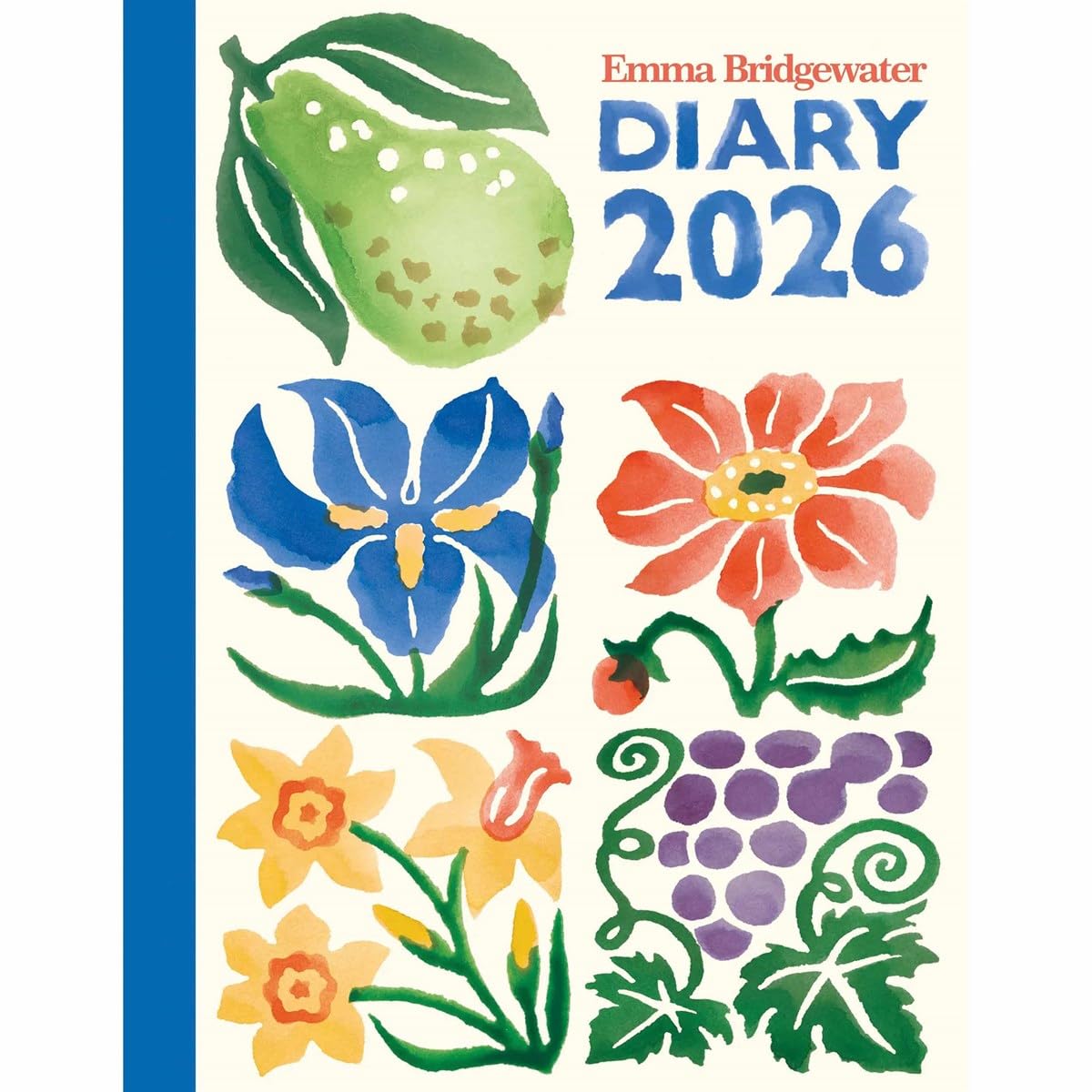 Emma Bridgewater, Fruit & Flowers A5 Deluxe Diary 2026, Gift