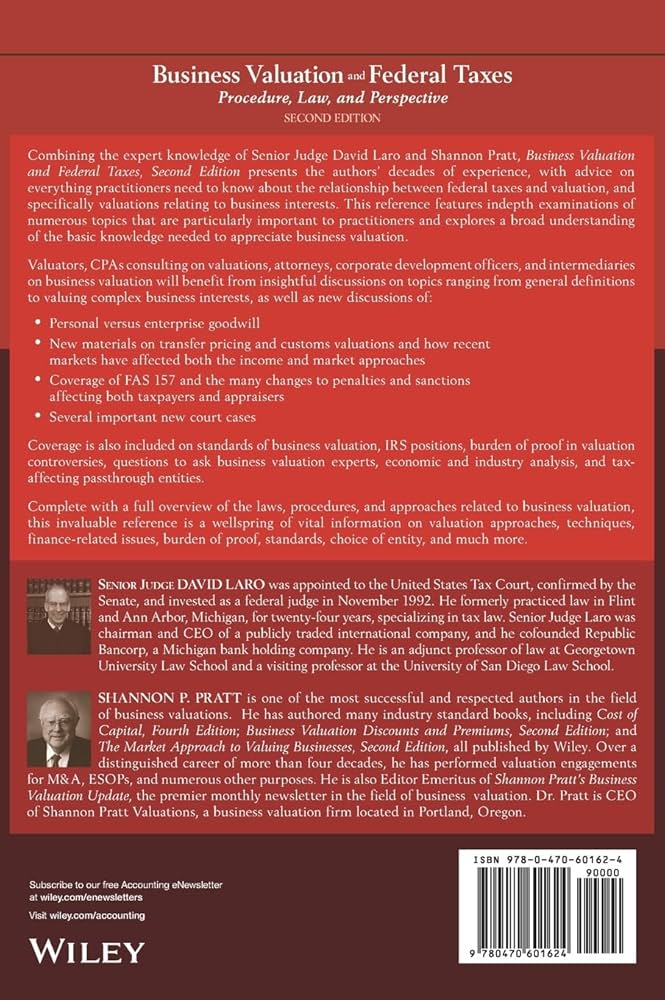 Amazon.com: Business Valuation and Federal Taxes: Procedure