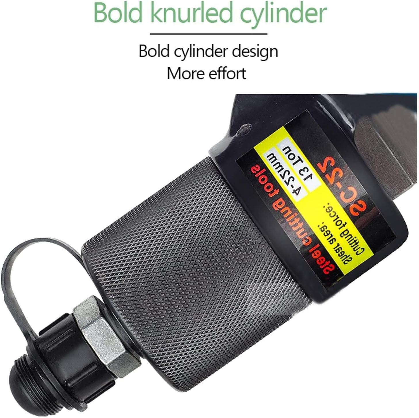 Manual Rebar Cutter and Cp-180 Hydraulic Pump, Hydraulic Bolt Cutter for φ4-16/4-22mm Rebar, Hydraulic Rebar Cutting Pliers with High Hardness Sharp Blade (Size : 8t)