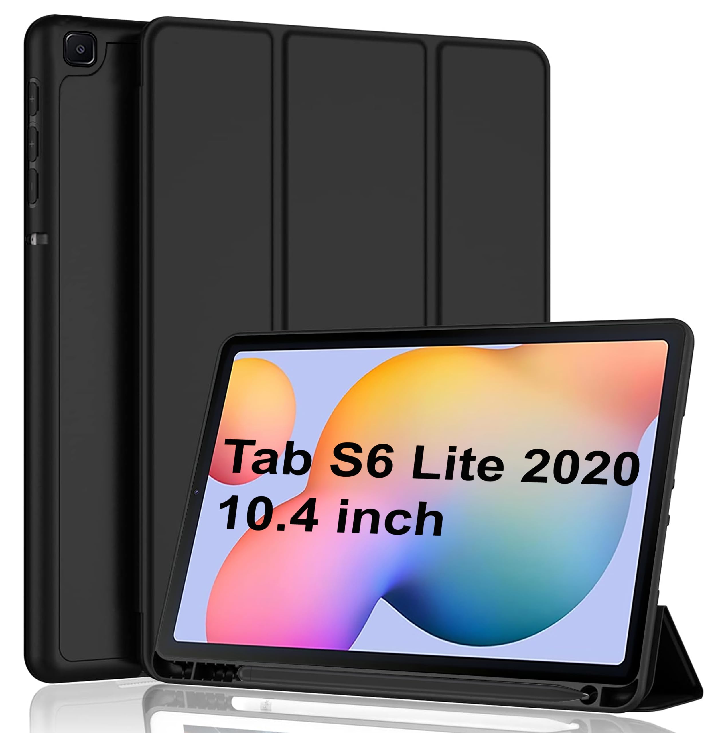 See full amazon price history chart for TGK Smart Flexible with Pencil Holder Trifold Back Flip Stand Case Cover for Samsung Galaxy Tab S6 Lite 10.4 inch Black TGK Smart Flexible with Pencil Holder Trifold Back Flip Stand Case Cover for Samsung Galaxy Tab S6 Lite 10.4 inch Black (B0CSBYK269) Amazon Price History, Amazon Price Tracker