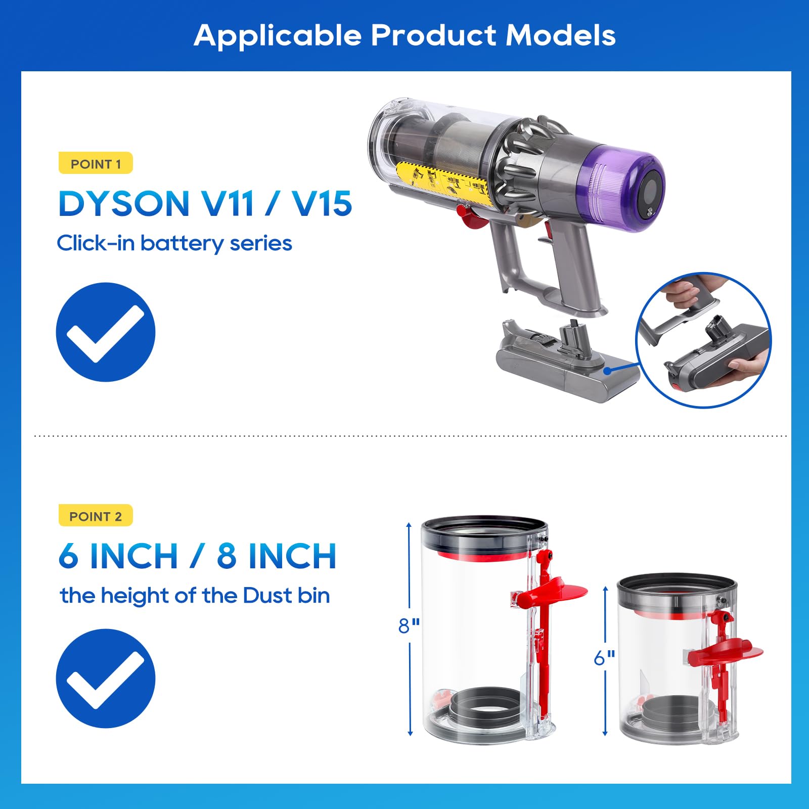 Amazon.com - Main Body Replacement Compatible with Dyson V11 SV15