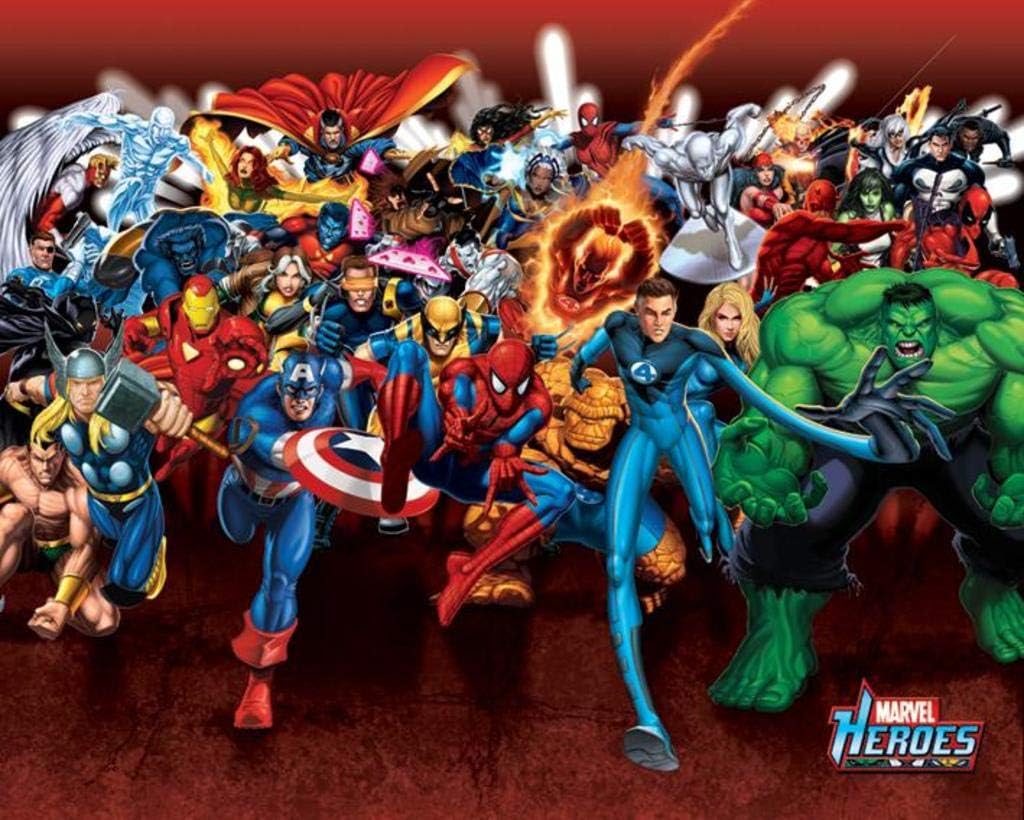 Pyramid International MARVEL HEROES - ATTACK (MINI POSTER)