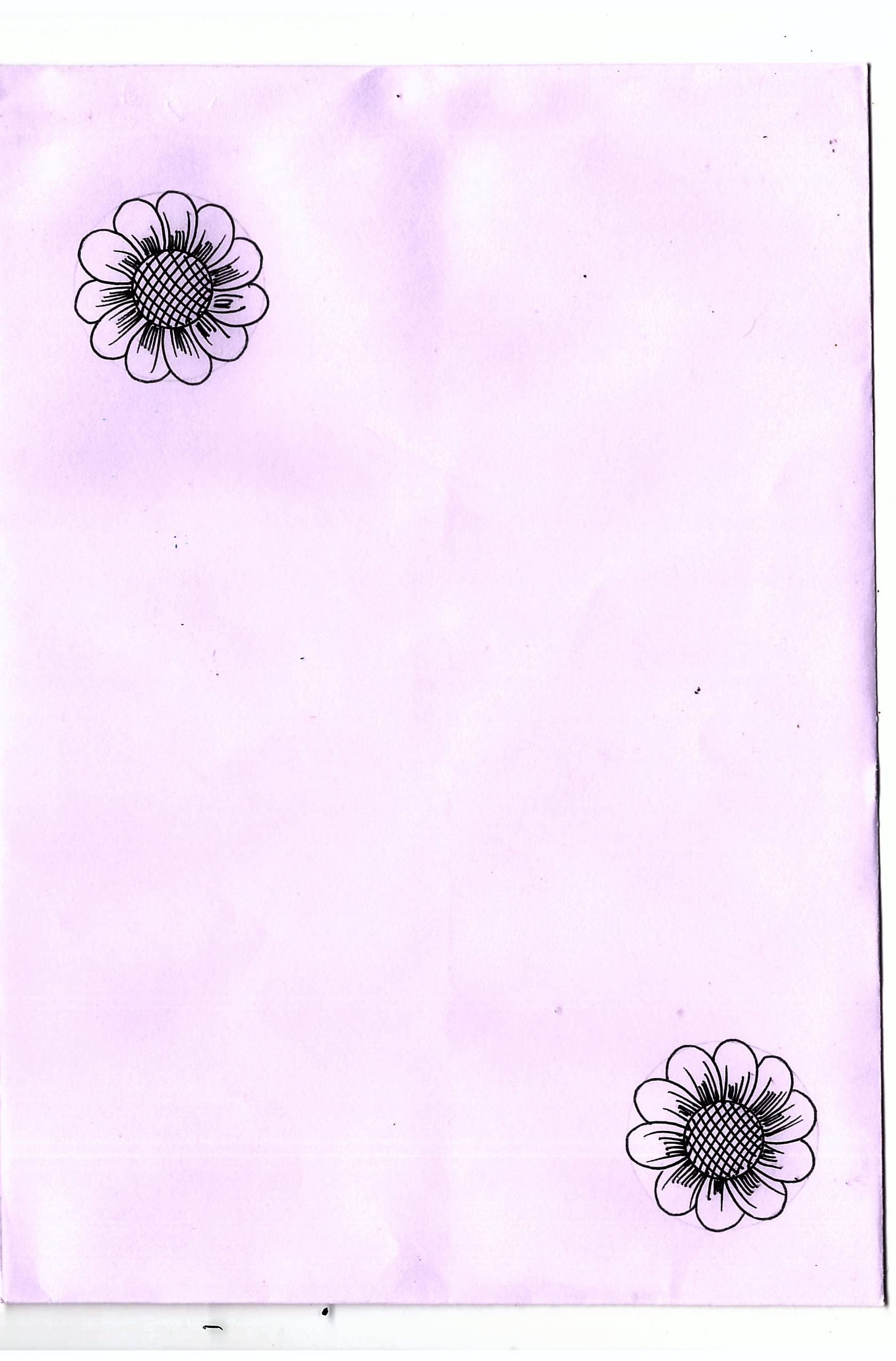 SKAISTA Get Well soon handmade Mandala handdrawn card gesture for healing 19.5 x14 cm Size greeting card 2