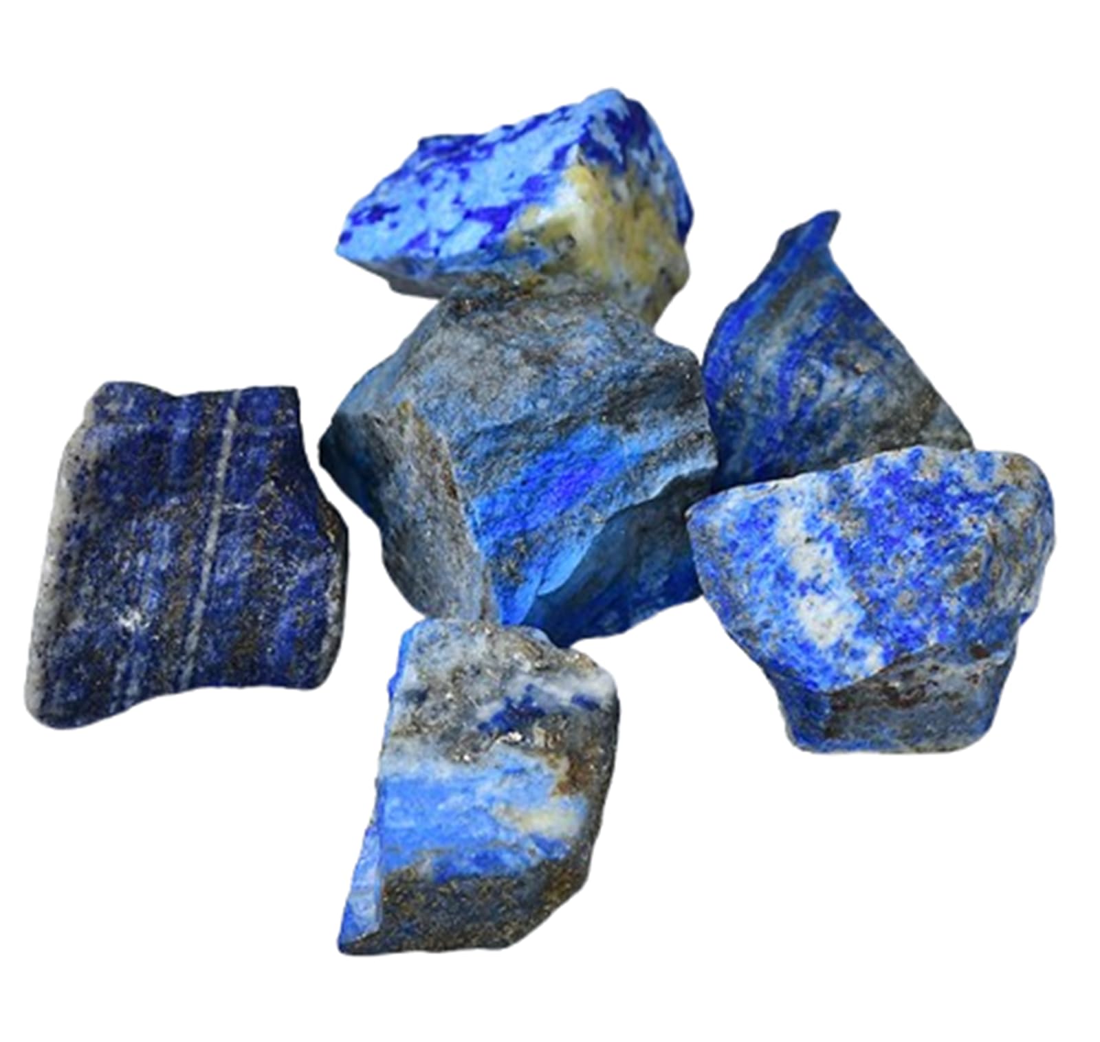 RXDNOZNNK Lapis Lazuli Raw Stones Rough Crystal Bulk Gemstones for Tumbling Cutting Polishing Witch Quartz Crystals Crytsal