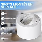 CANMEIJIA Plafonnier LED Direct Spot Orientable 7W Lumiere Reglable 4 Pack - 2